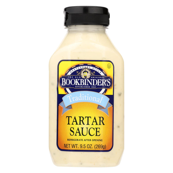 Bookbinder's Tartar Sauce - Traditional - Case Of 9 - 9.5 Oz.