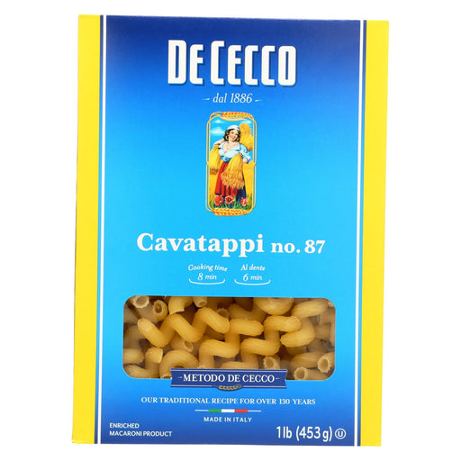 De Cecco Pasta Pasta - Cavatappi - Case Of 12 - 16 Oz