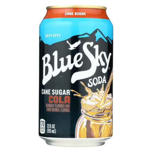 Blue Sky Cola - Natural Soda - Case Of 4 - 12 Oz.