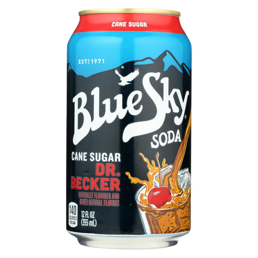 Blue Sky Natural Soda - Dr. Becker - Case Of 4 - 12 Oz.