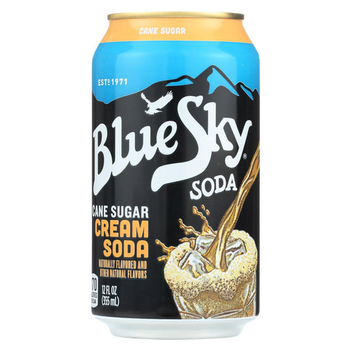 Blue Sky Natural Soda - Cream - Case Of 4 - 12 Oz.