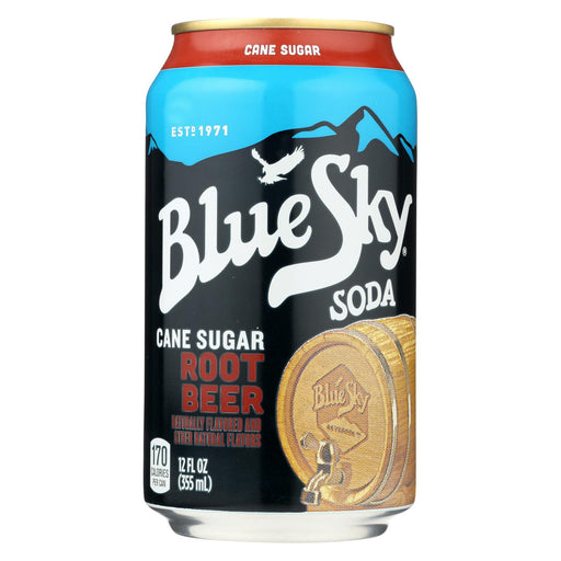 Blue Sky Root Beer - Creamy - Case Of 4 - 12 Oz.