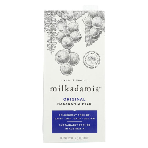 Milkadamia Milk - Original - Case Of 6 - 32 Fl Oz.