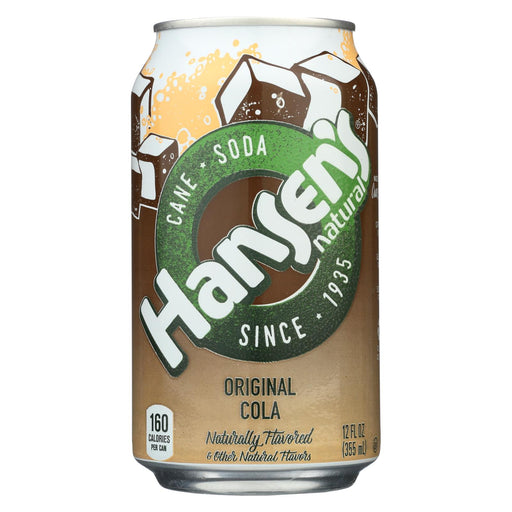 Hansen's Beverages - Soda Natural Cola - Case Of 4-6-12 Fl Oz.