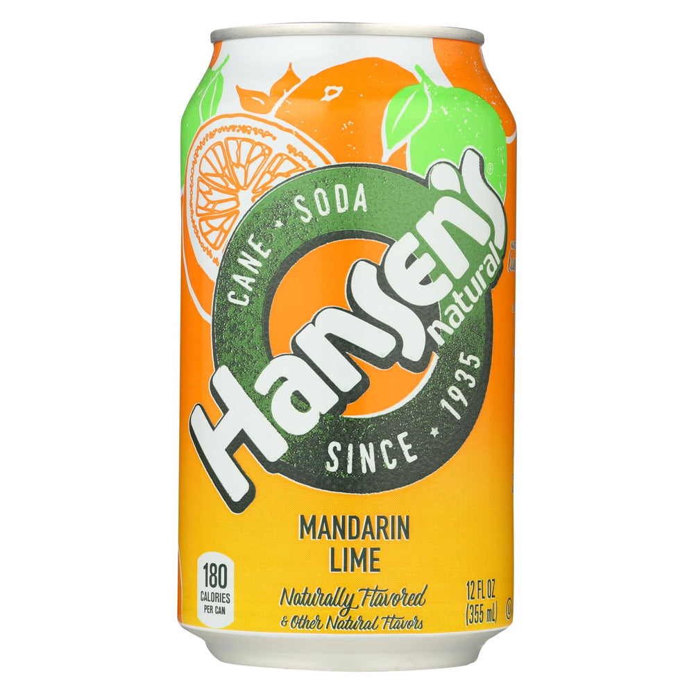 Hansen's Beverages Soda - Cane Sugar - Case Of 4 - 12 Fl Oz.