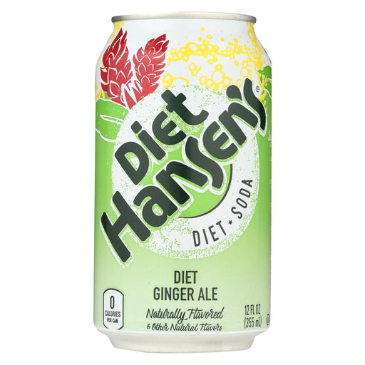 Hansen's Beverages Diet Soda - Ginger Ale - Case Of 4 - 6-12 Fl Oz