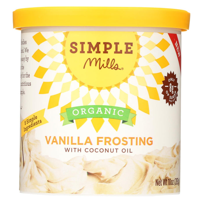 Simple Mills Organic Frosting -vanilla - Case Of 6 - 10 Oz
