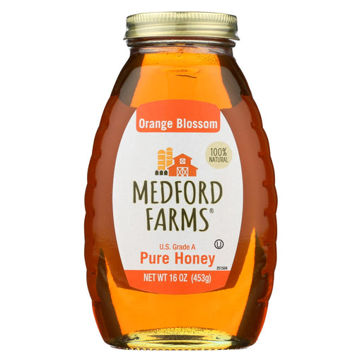 Medford Farms Honey - Orange Blossom - Case Of 12 - 16 Oz