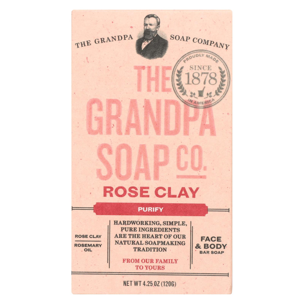Grandpa Soap Soap - Rose Clay - 4.25 Oz