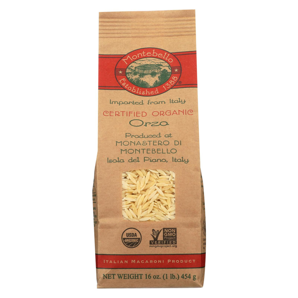 Montebello Organic Pasta - Organic - Case Of 12 - 1 Lb.