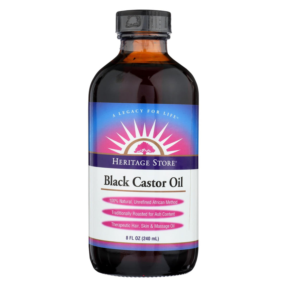 Heritage Store Castor Oil - Black - 8 Fl Oz