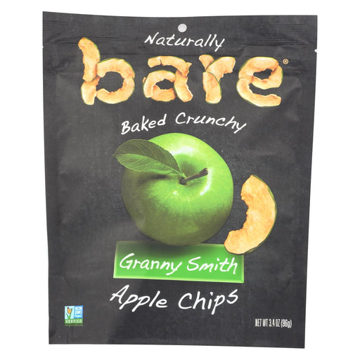 Bare Fruit Apple Chips - Granny Smith - Case Of 12 - 3.4 Oz