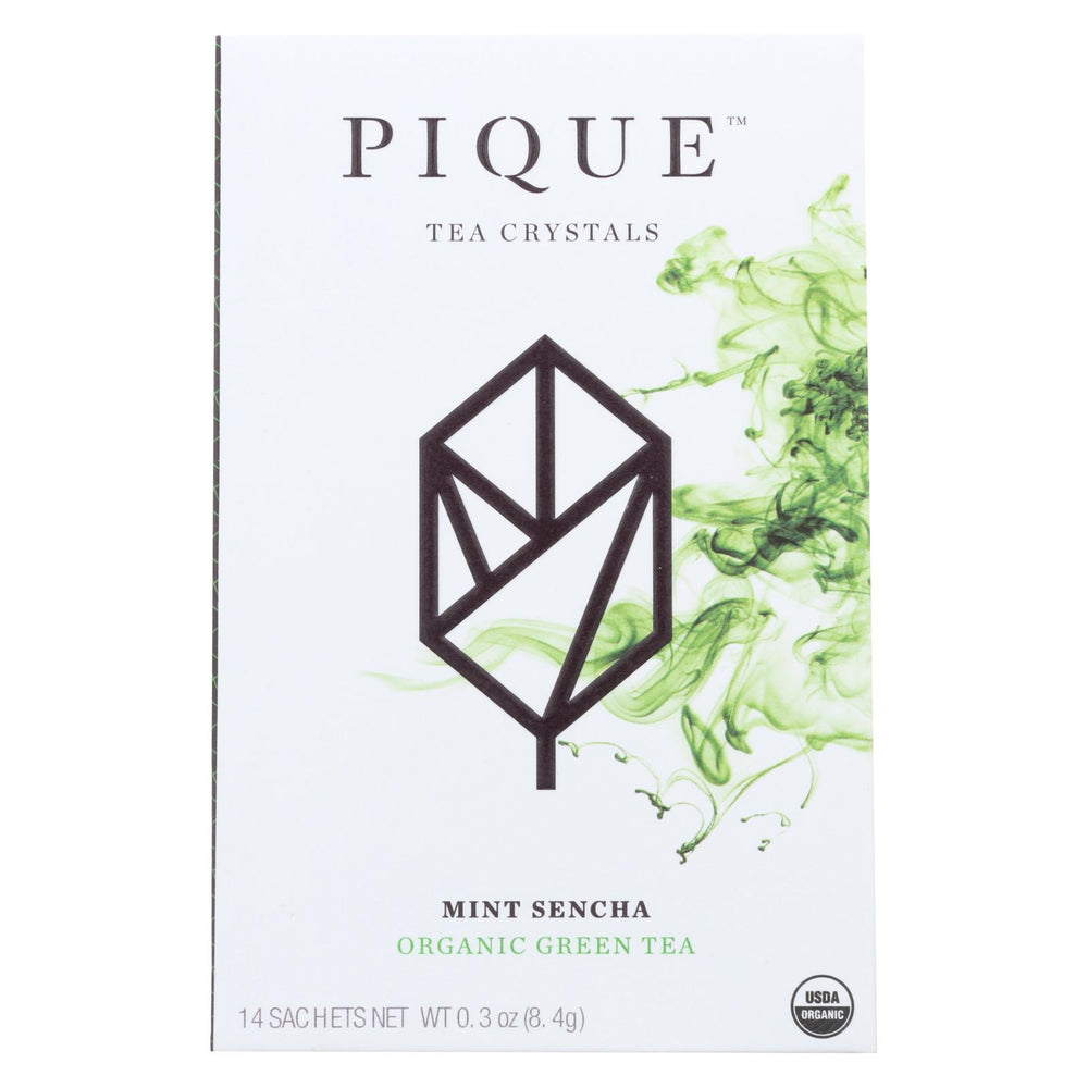 Pique Tea Crystl - Organic - Mint Sencha - Case Of 6 - 14 Count