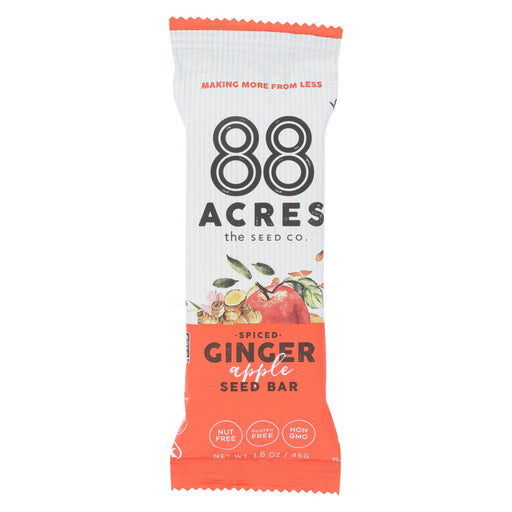 88 Acres Bars - Apple And Ginger - Case Of 9 - 1.6 Oz.