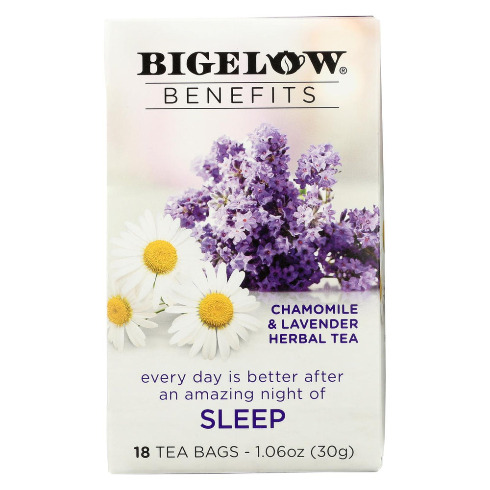 Bigelow Tea Tea - Chamomile Lavender - Sleep - Case Of 6 - 18 Bag