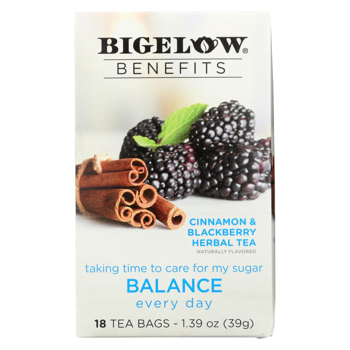 Bigelow Tea Tea - Cinnamon Blackberry - Balance - Case Of 6 - 18 Bag