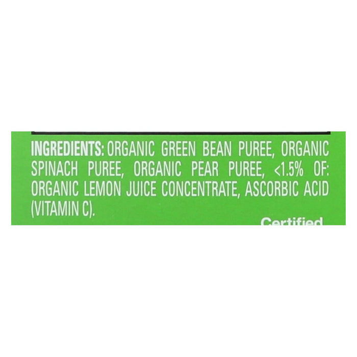 Happy Baby Organic Stage 2 Baby Food - Banana - Spinach - Pears - Case Of 16 - 4 Oz