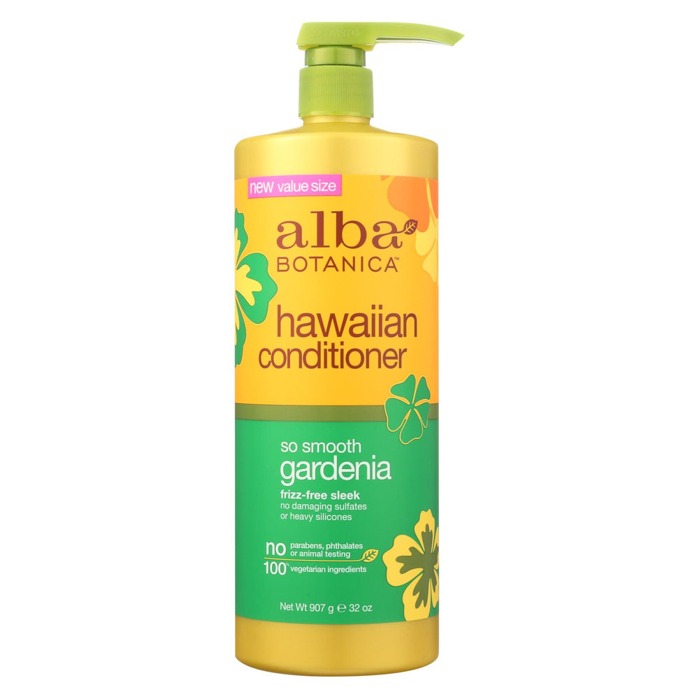 Alba Botanica Hawaiian Conditioner - So Smooth Gardenia - 32 Oz