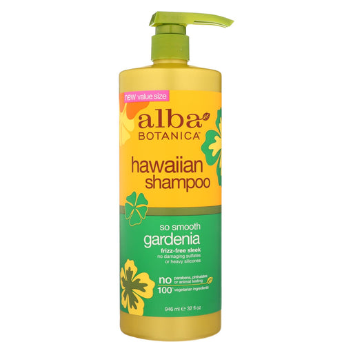 Alba Botanica Hawaiian Shampoo - So Smooth Gardenia - 32 Fl Oz