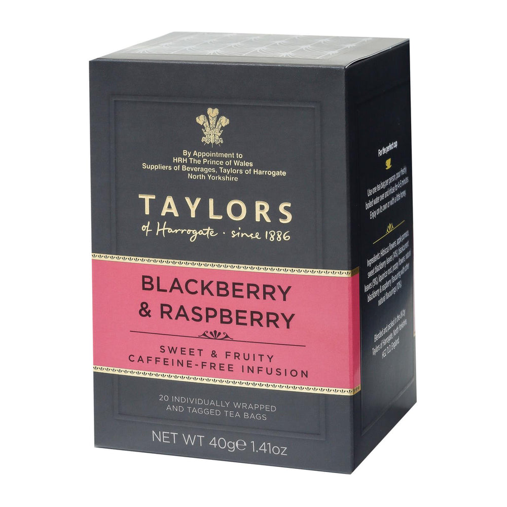 Taylors Of Harrogate Tea - Blackberry & Raspberry - Case Of 6 - 20 Bags
