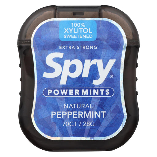 Spry Power Mints - Peppermint - Case Of 6 - 70 Count