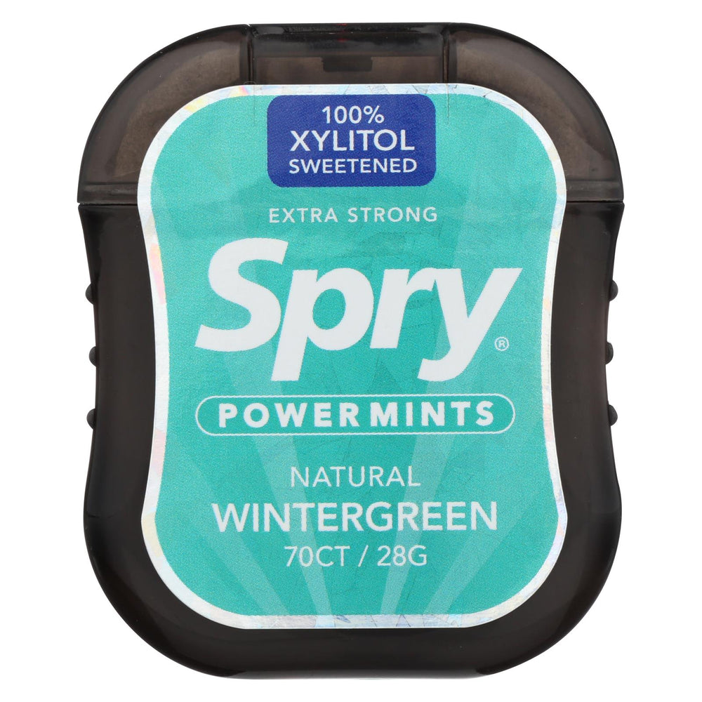 Spry Power Mints - Peppermint - Case Of 6 - 70 Count