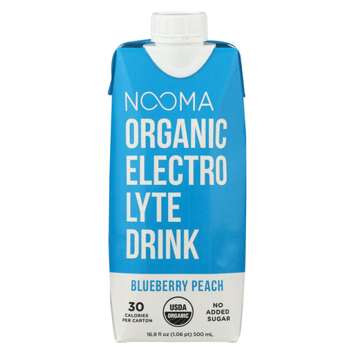 Nooma Electrolite Drink - Organic - Blueberry Peach - Case Of 12 - 16.9 Fl Oz