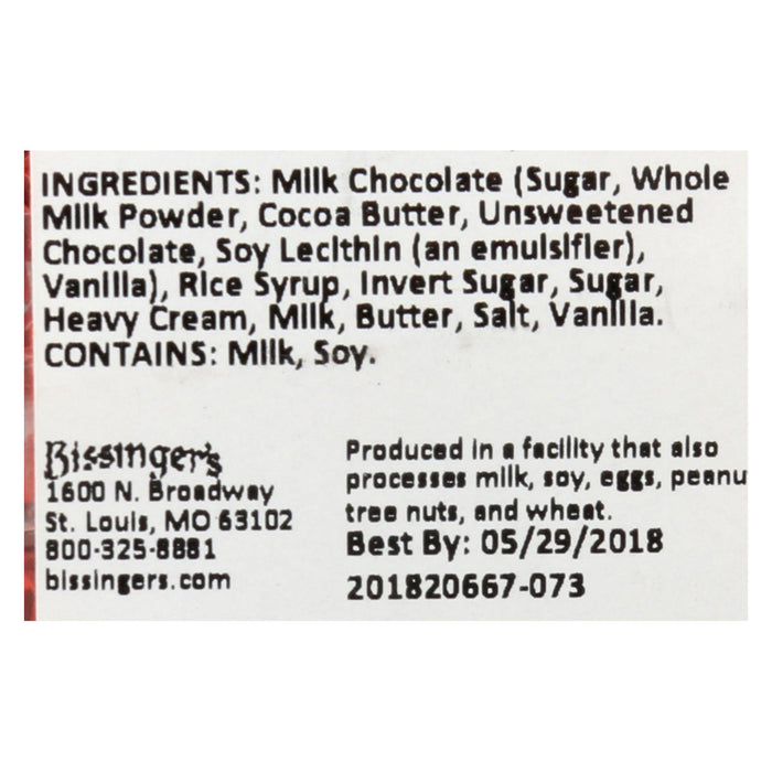Bissinger's Holiday Caramel - Milk Chocolate - Case Of 12 - 7 Oz.