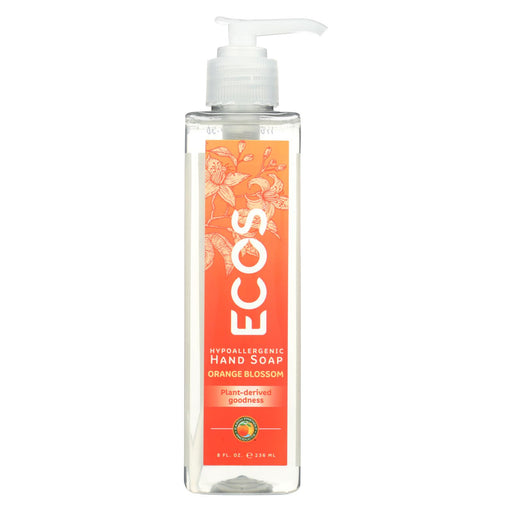 Ecos Hand Soap - Orange Blossom - Case Of 6 - 8 Fl Oz.
