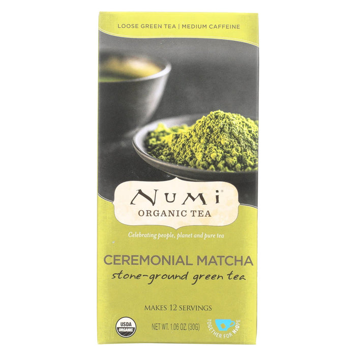 Numi Tea Ceremonial Matcha - Organic - Case Of 6 - 1.06 Oz