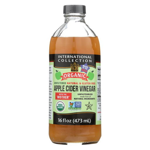 International Collection Organic Vinegar - Apple Cider - Case Of 6 - 16 Fl Oz