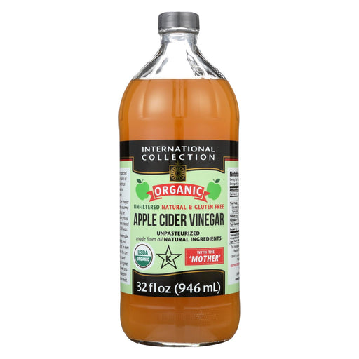 International Collection Vinegar - Organic - Apple Cider - Case Of 6 - 32 Fl Oz