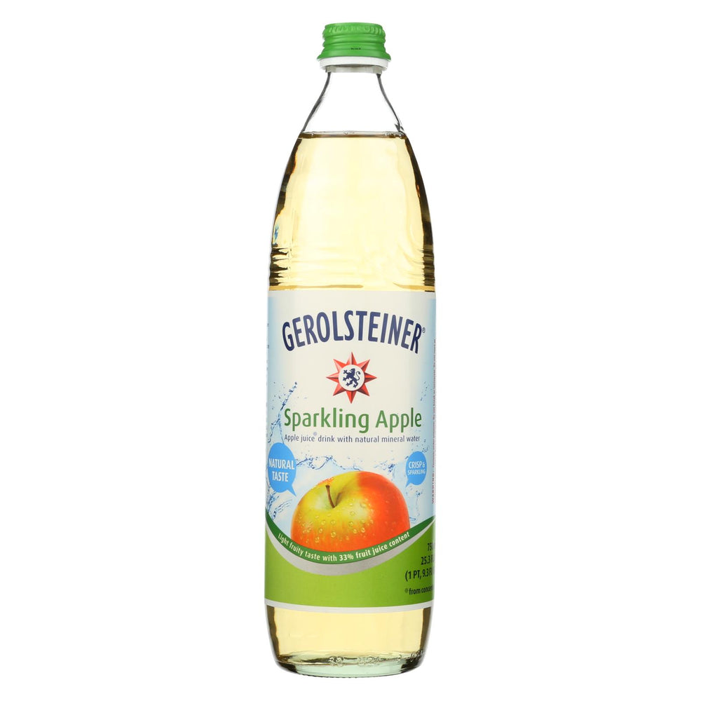 Gerolsteiner Sparking Beverage - Apple - Case Of 15 - 25.3 Fl Oz.