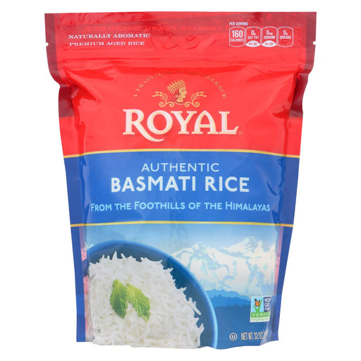 Royal Crest Lifestyle Rice - Basmati - White - Case Of 6 - 32 Oz