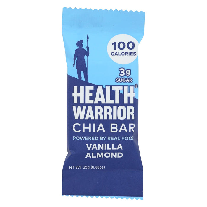 Health Warrior Chia Bar -vanilla Almond - Case Of 15 - .88 Oz