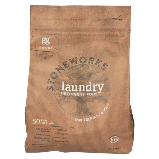 Stoneworks Laundry Detergent Pods - Oak Tree - Case Of 6 - 50 Count