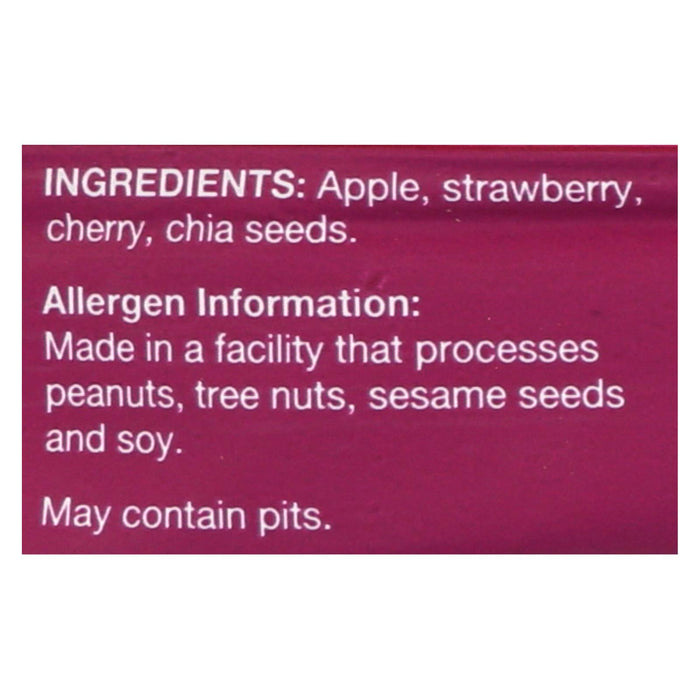 Kind Fruit Bar - Strawberry Apple Chia - Case Of 12 - 1.2 Oz