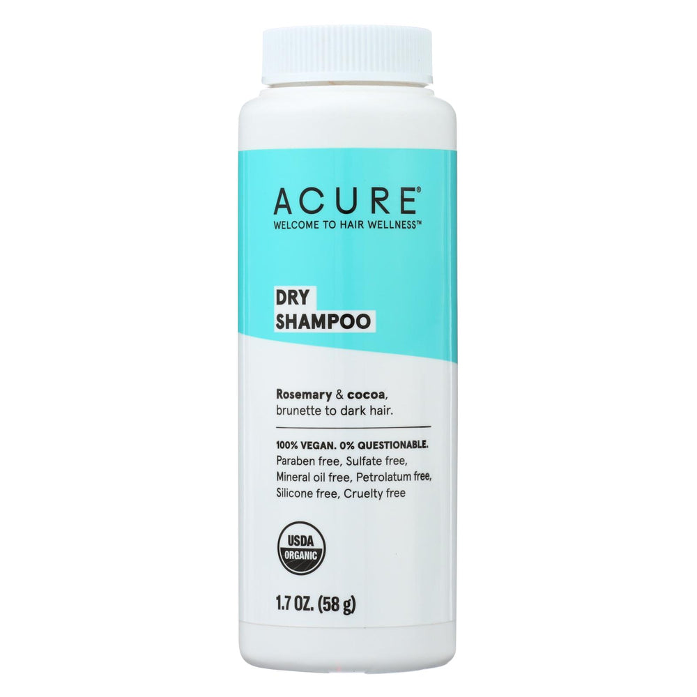Acure Shampoo - Organic - Dry - Brnt-dark - 1.7 Oz