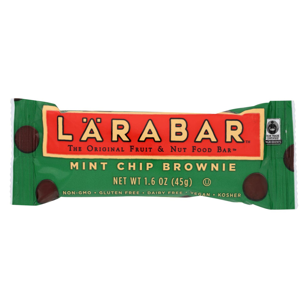 Larabar Fruit And Nut Bar - Mint Chip Brownie - Case Of 16 - 1.6 Oz