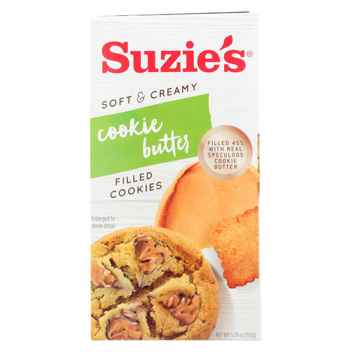 Suzie's Filled Cookies - Cookie Butter - Case Of 12 - 5.29 Oz