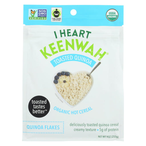 I Heart Keenwah Toasted Quinoa Flakes - Case Of 6 - 9 Oz.
