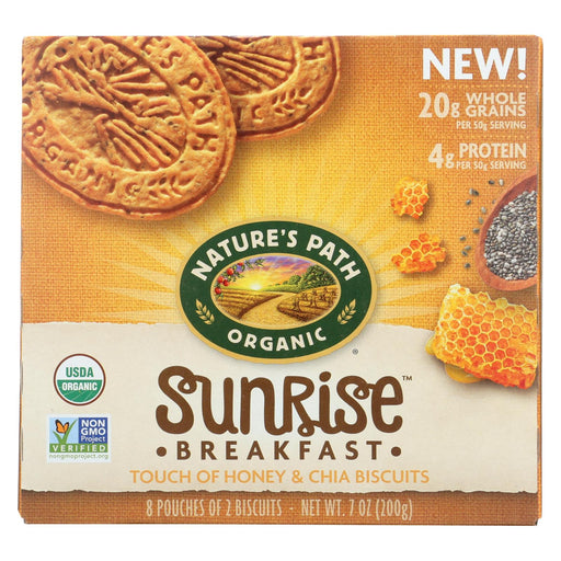 Nature's Path Biscuits - Organic - Honey - Chia - Case Of 6 - 7 Oz