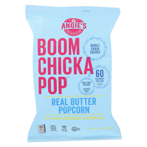 Angie's Kettle Corn Popcorn - Boom Chicka Pop - Real Butter - Case Of 12 - 4.4 Oz