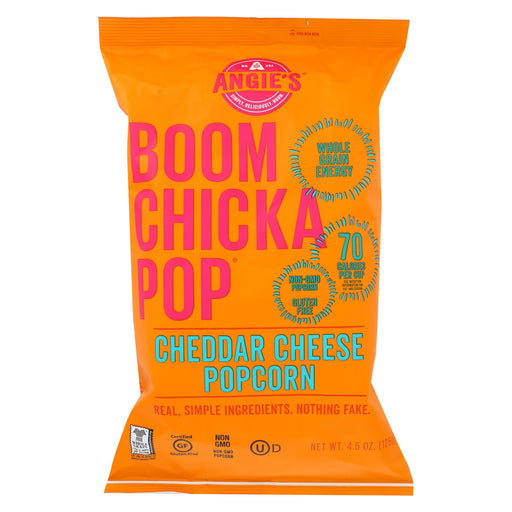 Angie's Kettle Corn Popcorn - Boom Chicka Pop - Cheddar - Case Of 12 - 4.5 Oz