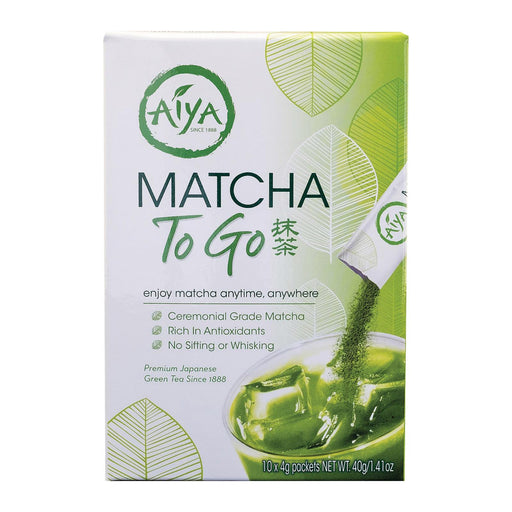 Aiya Tea Stick - Matcha To Go - Case Of 8 - 10 Count