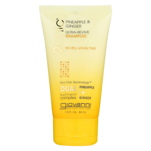 Giovanni Hair Care Products Shampoo - Pineapple And Ginger (travel Size) - Case Of 12 - 1.5 Fl Oz.