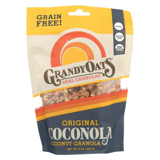 Grandy Oats Organic Granola - Original Coconola - Case Of 6 - 9 Oz