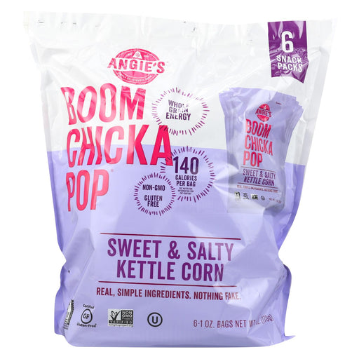 Angie's Kettle Corn  Sweet And Salty - Case Of 4 - 6-1 Oz