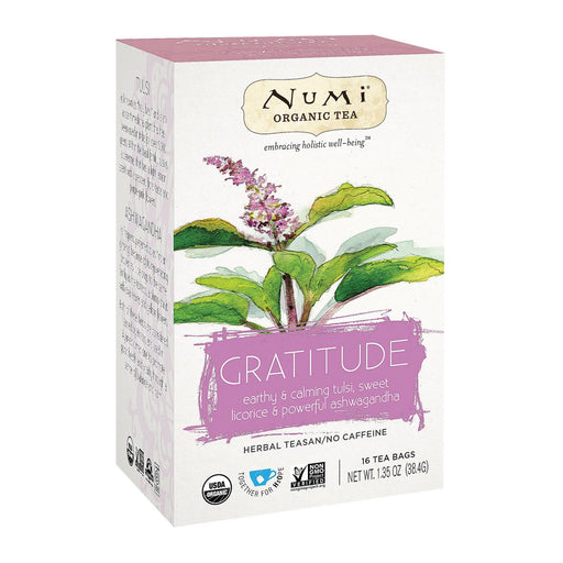 Numi Tea Organic Herb Tea - Gratitude - Case Of 6 - 16 Count