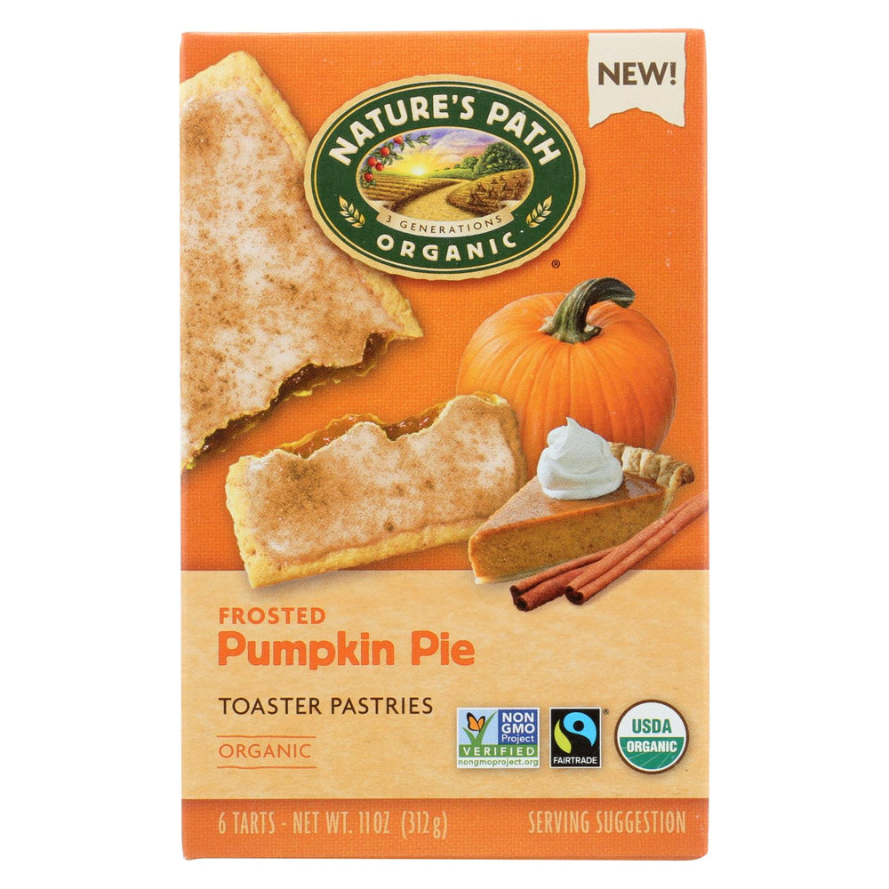 Nature's Path Toaster Pastry - Organic - Pumpkin - Case Of 12 - 11 Oz